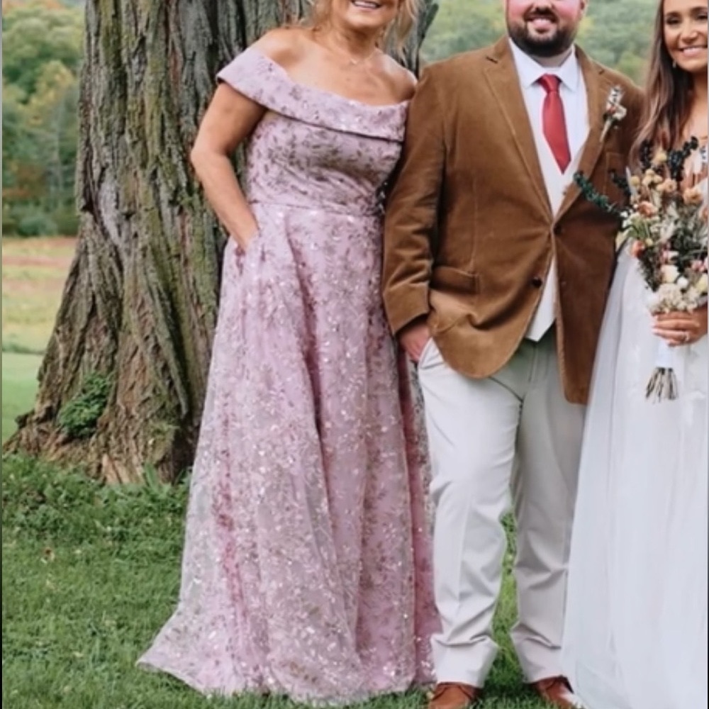 Oleg Cassini - off the shoulder dress